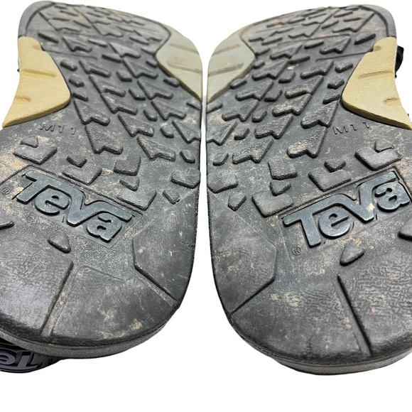 TEVA Ankle Strap Hiking Camping Fishing Sandals Black Purple Blue Men's Dad  11 - Picture 16 of 16